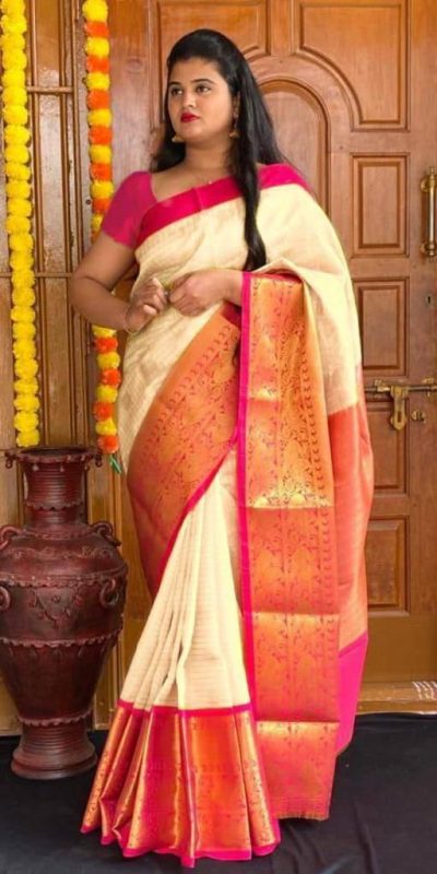 KP 4005 Light Pink Color Soft Lichi Silk Jacquard On All Over Saree Casual, Party Wear, Wedding, Events Etc. Expected Delivery 4-6 Working Days @1449/- | Designer Sarees, Sarees, Bollywood Sarees, Creative Sarees, Embroidered Sarees, Ethnic Saree, Modern Digital sarees, Party Wear Sarees