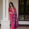 Pink Soft Silk Cloth Jacquard All Over Saree