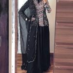 Beautiful Black Color Georgette Embroidery Lehenga Choli