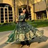 Nice Green Color Georgette Embroidery Sequence Anarkali Suit