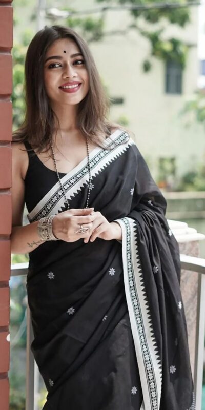 KP 5074 Black Color Soft Lilan Slab Weaving Work Saree Casual, Party Wear, Wedding, Events Etc. Expected Delivery 4-6 Working Days @1449/- | Designer Sarees, Sarees, Bollywood Sarees, Creative Sarees, Embroidered Sarees, Ethnic Saree, Modern Digital sarees, Party Wear Sarees
