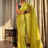 KP 5079 Mustard Color Soft Lichi Silk Jacquard On All Over Saree Casual, Party Wear, Wedding, Events Etc. Expected Delivery 4-6 Working Days @1449/- | Designer Sarees, Sarees, Bollywood Sarees, Creative Sarees, Embroidered Sarees, Ethnic Saree, Modern Digital sarees, Party Wear Sarees
