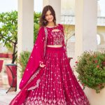 Artful Rani Color Georgette Embroidery Sequence Lehenga Choli