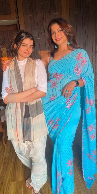 Grand Blue Color Georgette Embroidery Sequence Saree