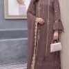 Grand Brown Color Sequence Georgette Embroidery Salwar Suit