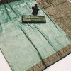 Grand Green Soft Silk Beautiful Rich Pallu All Over Saree