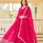 Grand Rani Color Georgette Embroidery Sequence Lehenga Choli