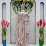 Pretty Light Peach Color Georgette Digital Printed Salwar Suit