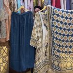 Pure Blue Color Chinon Silk Digital Printed Work Sharara Suit