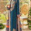 Sightly Blue Color Georgette Embroidery Work Salwar Suit