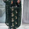 Special Green Georgette Embroidery Sequence Salwar Suit