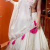 Special White Color Georgette Embroidery Lehenga Choli