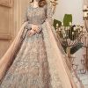 Fancy Peach Color Heavy Net Sequence Embroidery Salwar Suit