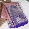 Nice Onion Color Jacquard Silk Zari Weaving Work Saree
