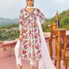 Fantastic White Color Rayon Alia Cut With Embroidery Work Kurti