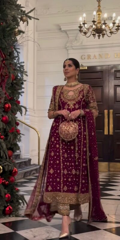 SRK 5231 Red Color Pure Chinnon Silk With Embroidery Sequence Work Salwar Suit Casual, Wedding, Party, Festive, Events Etc.4-6 Working Days@ 2699/-only | Casual Suits, Jump Suits, Salwar suit, Creative suits, Designer Suits, Palazzo Suits, Party Wear Suits, Patiala Suits, Straight Suits