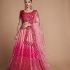 Beautiful Red Color Chinon Embroidery and Sequins Lehenga Choli