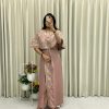 Nice Light Pink Color Crepe Silk Sequence Embroidery Foil Paper Work Salwar Suit