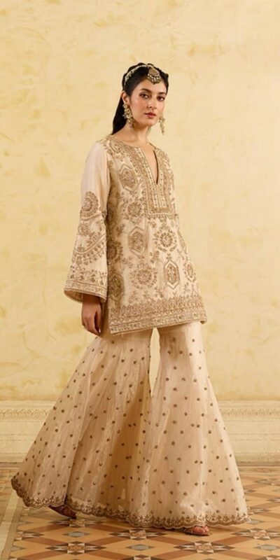 RTC 5837 Cream Color Chinon silk Thread With Sequence Salwar Suit Casual, Wedding, Party, Festive, Events Etc.4-6 Working Days@ 2149/-only | Casual Suits, Jump Suits, Salwar suit, Creative suits, Designer Suits, Palazzo Suits, Party Wear Suits, Patiala Suits, Straight Suits