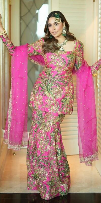 BD 1731 Pink Silk- Faux Georgette Digital Print Salwar Suit Casual, Wedding, Party, Festive, Events Etc.4-6 Working Days@ 1999/-only | Casual Suits, Jump Suits, Salwar suit, Creative suits, Designer Suits, Palazzo Suits, Party Wear Suits, Patiala Suits, Straight Suits