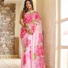 Aglow Pink Color Pure Soft Georgette Silk All Over Saree