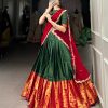 LNB 2032 Green Color Narayan Pattu Zari Weaving Work Lehenga Choli Casual, Wedding, Party, Festive, Events Etc.4-6 Working Days@ 1999/-only | Lehenga, Bollywood Lehenga, Creative Lehenga, Designer Lehenga, Embroidered Lehenga, Party Wear Lehenga