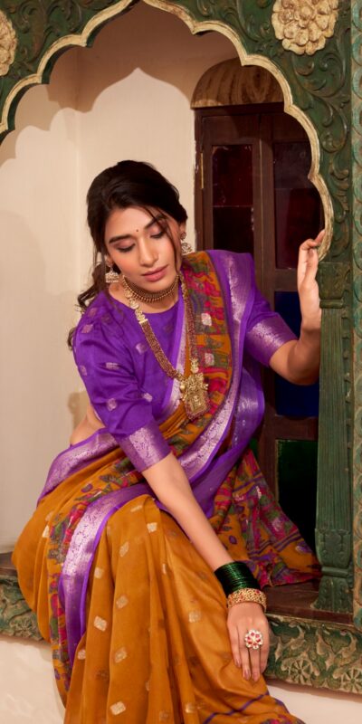 YNF 7031 Mustad Color Poly Cotton Kalamkari Print Saree Casual, Wedding, Festive, Events . Expected Delivery 4-6 Working Days @1699/- only | Designer Sarees, Embroidered Sarees, Sarees, Bollywood Sarees, Creative Sarees, Ethnic Saree, Modern Digital sarees, Party Wear Sarees