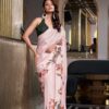 YNF 7026 White Color Satin Silk Printed Saree Casual, Wedding, Festive, Events . Expected Delivery  4-6 Working Days @1599/- only                                                                                                                                           | Designer Sarees, Embroidered Sarees, Sarees, Bollywood Sarees, Creative Sarees, Ethnic Saree, Modern Digital sarees, Party Wear Sarees