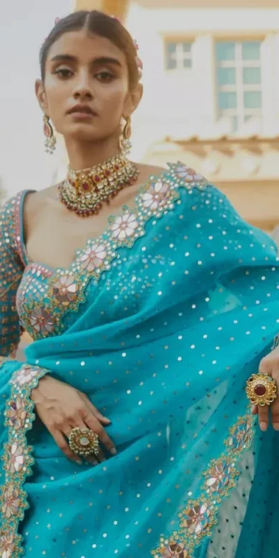 DF 3453 Firozi Color Faux Georgette 5mm Sequence Work Casual, Wedding, Festive, Events . Expected Delivery  4-6 Working Days @2099/- only                                                                                | Designer Sarees, Embroidered Sarees, Sarees, Bollywood Sarees, Creative Sarees, Ethnic Saree, Modern Digital sarees, Party Wear Sarees