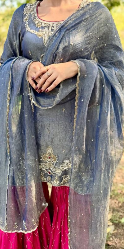 BE 380 Gray Fandy Salwar Suit Perfect for Wedding, Party, Ethnic Day, Family Gatherings, Sangeet . Available at ₹1999 only. Delivery 4-6 Working Days | Casual Suits, Jump Suits, Tops & Bottoms, Track Suits, Salwar suit, Creative suits, Designer Suits, Palazzo Suits, Party Wear Suits, Patiala Suits, Straight Suits, Trendy Wear