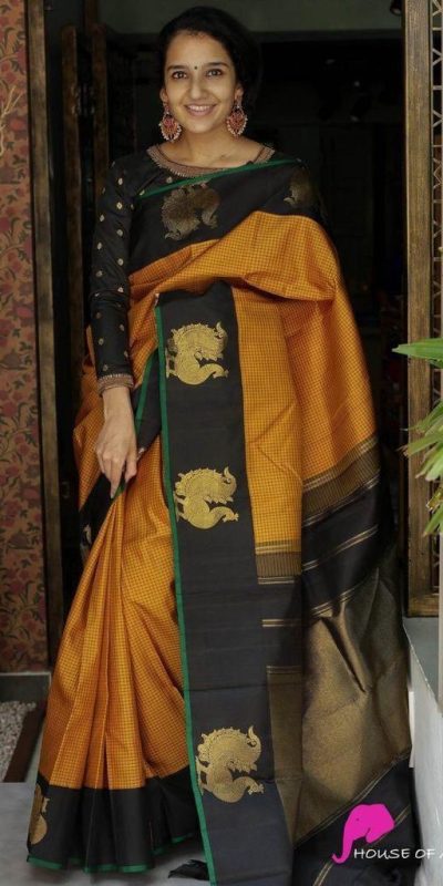 KP 2060 Mustard Color Work in Soft Lichi Silk Jacquard Work Saree Designer On for ₹1449. Delivery 4-6 Working Days. Shop now. | Designer Sarees, Embroidered Sarees, Sarees, Bollywood Sarees, Creative Sarees, Ethnic Saree, Modern Digital sarees, Party Wear Sarees