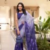 Purple Weightless Printed Saree