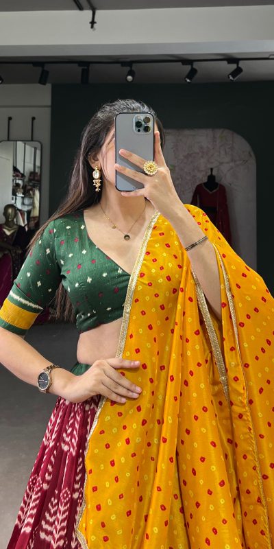 LNB 1200 Red Color Tushar Silk Print With Foil Work Lehenga Choli Wedding, Party, Festive, Events Etc. Delivery 4-6 Working Days Rs 3199 | Lehenga, Bollywood Lehenga, Creative Lehenga, Designer Lehenga, Embroidered Lehenga, Party Wear Lehenga