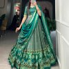 LNB 1210 Sea Green Color Tasar Silk Floral Print With Foil Print Lehenga Choli Wedding, Party, Festive, Events Etc. Delivery 4-6 Working Days Rs 2499 | Lehenga, Bollywood Lehenga, Creative Lehenga, Designer Lehenga, Embroidered Lehenga, Party Wear Lehenga