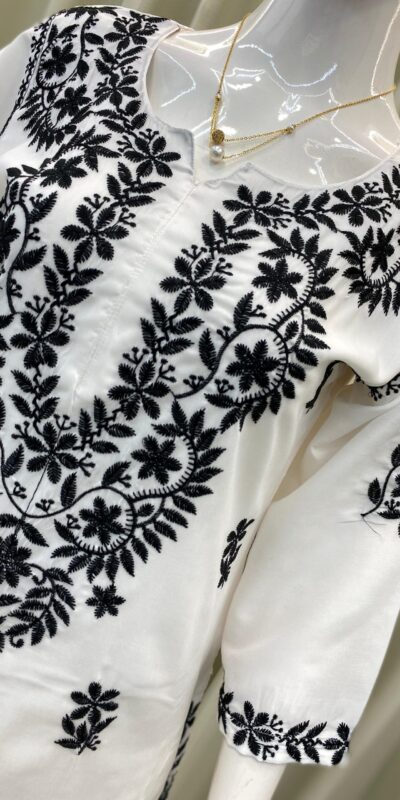 BE 376 White Color Muslin Embroidery Work Salwar Suit Casual, Wedding, Festive, Events . Expected Delivery 4-6 Working Days @1849/- only | Casual Suits, Jump Suits, Salwar suit, Creative suits, Designer Suits, Palazzo Suits, Party Wear Suits, Patiala Suits, Straight Suits