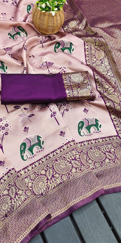 KP 6004 Wine Soft Lichi Silk Jacquard Work With Designer Work Saree. Grab it for ₹1499. Delivery 4-6 Working Days. Shop now. | Designer Sarees, Embroidered Sarees, Sarees, Bollywood Sarees, Creative Sarees, Ethnic Saree, Modern Digital sarees, Party Wear Sarees