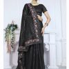 BT Sarangi Black Premium Jimmy cho Silk Saree with Embroidery Work & Zari Work. Exclusive Offer ₹2899. Delivery 4-6 Working Days. Shop now. | Designer Sarees, Embroidered Sarees, Sarees, Bollywood Sarees, Creative Sarees, Ethnic Saree, Modern Digital sarees, Party Wear Sarees