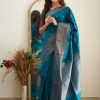KP 5088 Blue Soft Lichi Silk Cloth Saree With Lace Border & Lace Work. Best Price ₹1349. Delivery 4-6 Working Days. Shop now. | Designer Sarees, Embroidered Sarees, Sarees, Bollywood Sarees, Creative Sarees, Ethnic Saree, Modern Digital sarees, Party Wear Sarees