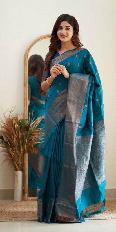 KP 5088 Blue Soft Lichi Silk Cloth Saree With Lace Border & Lace Work. Best Price ₹1349. Delivery 4-6 Working Days. Shop now. | Designer Sarees, Embroidered Sarees, Sarees, Bollywood Sarees, Creative Sarees, Ethnic Saree, Modern Digital sarees, Party Wear Sarees