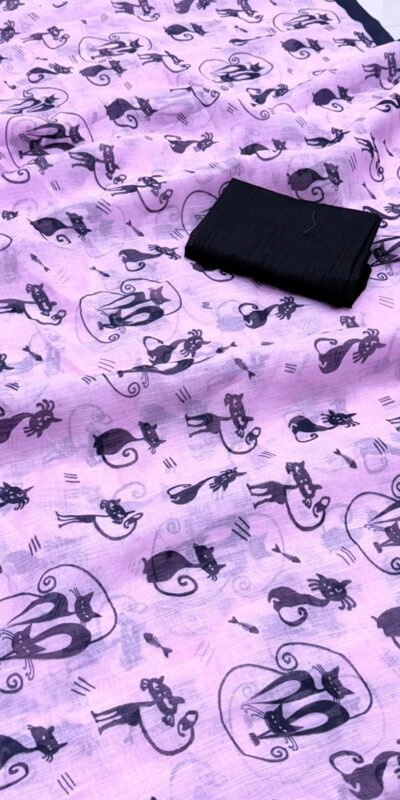 BT 432 Lavender Color Soft Cotton Digital Print Lace Work Saree . Special Price ₹1349. Delivery 4-6 Working Days. Shop now. | Designer Sarees, Embroidered Sarees, Sarees, Bollywood Sarees, Creative Sarees, Ethnic Saree, Modern Digital sarees, Party Wear Sarees