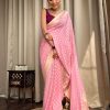 KP 5083 Light Pink Soft Lichi Silk Perfect for Wedding, Party, Family Gatherings, Sangeet, Diwali Cloth. Saree. Get it for ₹1399. Delivery 4-6 Working Days. | Designer Sarees, Embroidered Sarees, Sarees, Bollywood Sarees, Creative Sarees, Ethnic Saree, Modern Digital sarees, Party Wear Sarees
