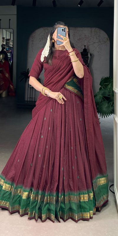 LNB 1904 Maroon Pure Chanderi with Zari Work Lehenga Choli . Affordable Price ₹1999. Delivery 4-6 Working Days. Shop now. | Lehenga, Bollywood Lehenga, Creative Lehenga, Designer Lehenga, Embroidered Lehenga, Party Wear Lehenga