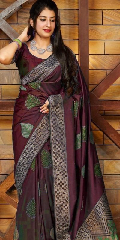 KP 4027 Maroon Soft Lichi Silk Cloth With Lace Border & Lace Work Saree. Special Price ₹1499. Delivery 4-6 Working Days. Shop now. | Designer Sarees, Embroidered Sarees, Sarees, Bollywood Sarees, Creative Sarees, Ethnic Saree, Modern Digital sarees, Party Wear Sarees