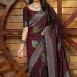 KP 4027 Maroon Soft Lichi Silk Cloth With Lace Border & Lace Work Saree. Special Price ₹1499. Delivery 4-6 Working Days. Shop now. | Designer Sarees, Embroidered Sarees, Sarees, Bollywood Sarees, Creative Sarees, Ethnic Saree, Modern Digital sarees, Party Wear Sarees