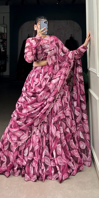 LNB 1027 Maroon Color Tabby Silk Lehenga Choli with Designer Work. Exclusive Offer ₹1999. Delivery 4-6 Working Days. Shop now. | Lehenga, Bollywood Lehenga, Creative Lehenga, Designer Lehenga, Embroidered Lehenga, Party Wear Lehenga