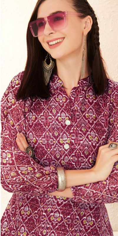 INLI BLOSSOM 2.0 Maroon Georgette print Gown Perfect for Wedding, Party, Ganesh Chaturthi, Bridal Wear, Durga Puja – . Get it for ₹1499. Delivery 4-6 Days | Gowns, Bollywood Gowns, Creative Gowns, Designer Gowns, Embroidered Gowns, Party Wear Gowns