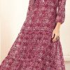 INLI BLOSSOM 2.0 Maroon Georgette print Gown Perfect for Wedding, Party, Ganesh Chaturthi, Bridal Wear, Durga Puja – . Get it for ₹1499. Delivery 4-6 Days | Gowns, Bollywood Gowns, Creative Gowns, Designer Gowns, Embroidered Gowns, Party Wear Gowns