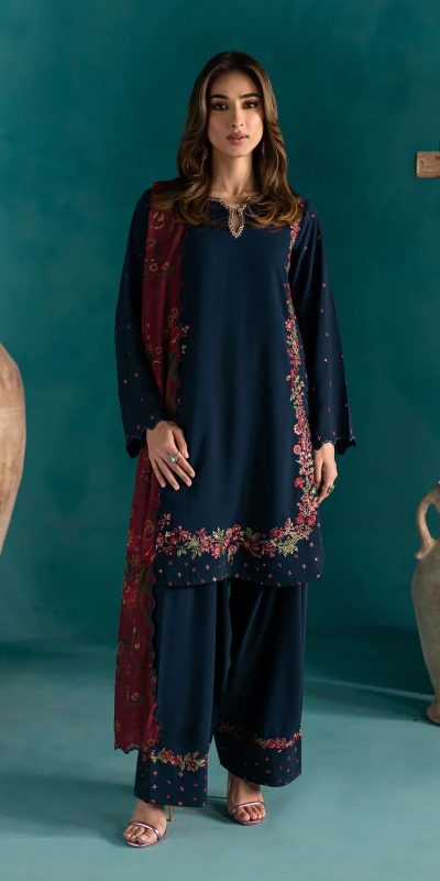 ZSR 3123 Navy Blue Pure Natural Crep Silk with Embroidery Work & Digital Print Salwar Suit . Now at just ₹2049. Delivery 4-6 Working Days. | Jump Suits, Salwar suit, Casual Suits, Creative suits, Designer Suits, Palazzo Suits, Party Wear Suits, Patiala Suits, Straight Suits