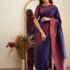KP 5088 Navy Blue Soft Lichi Silk Cloth Saree With Lace Border & Lace Work. Best Price ₹1349. Delivery 4-6 Working Days. Shop now. | Designer Sarees, Embroidered Sarees, Sarees, Bollywood Sarees, Creative Sarees, Ethnic Saree, Modern Digital sarees, Party Wear Sarees