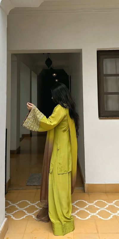 NSR 854 Parrot Green Natural Satin Silk Sequence Work with Lace Work & Embroidery Work Salwaar Suit Now at just ₹1799. Delivery 4-6 Working Days. Shop now. | Casual Suits, Jump Suits, Salwar suit, Creative suits, Designer Suits, Palazzo Suits, Party Wear Suits, Patiala Suits, Straight Suits